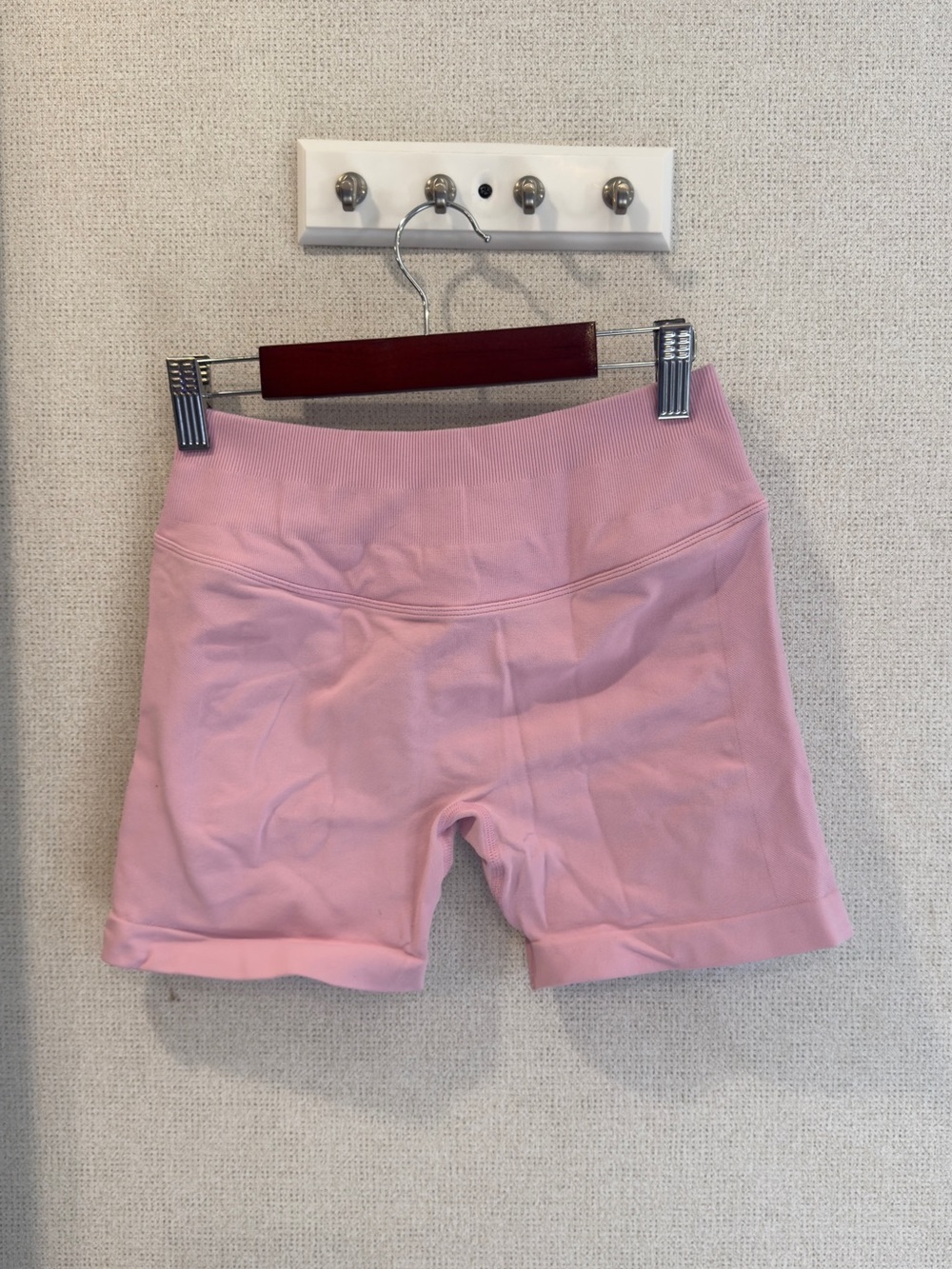 Aurola Baby Pink Gym Shorts